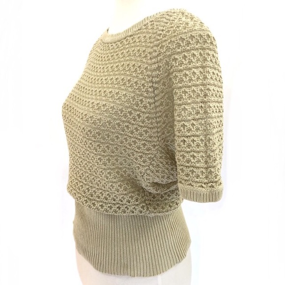 Anne Klein 1/2 Sleeve Batwing Knit Sweater - Picture 3 of 8